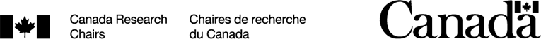 Canada Research Chairs logo